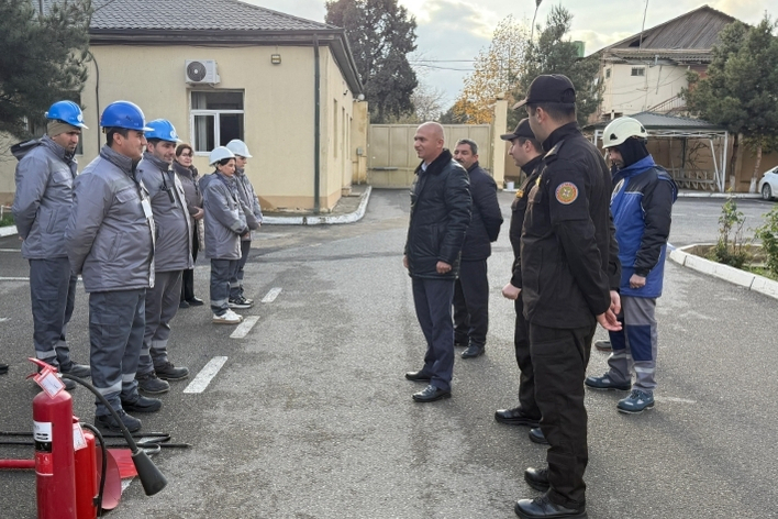 ADEA-nın filiallarında hərbiləşdirilməmiş mülki müdafiə qüvvələrinin xəbərdarlıq və toplanış üzrə məşqi keçirilib