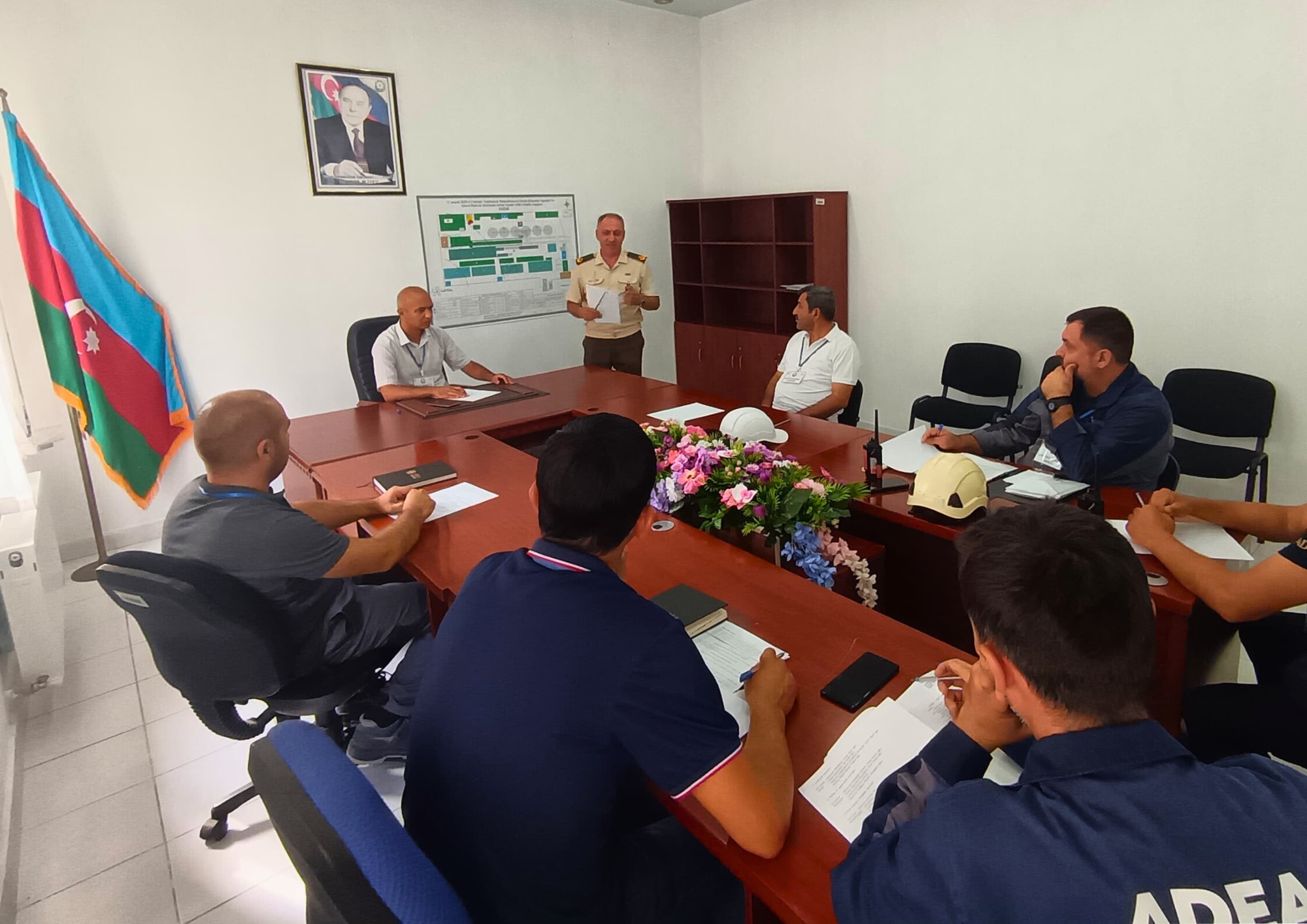 Civil Defense Training Held at the Ganja Branch of the State Reserves Agency in Cooperation with the Ministry of Emergency Situations