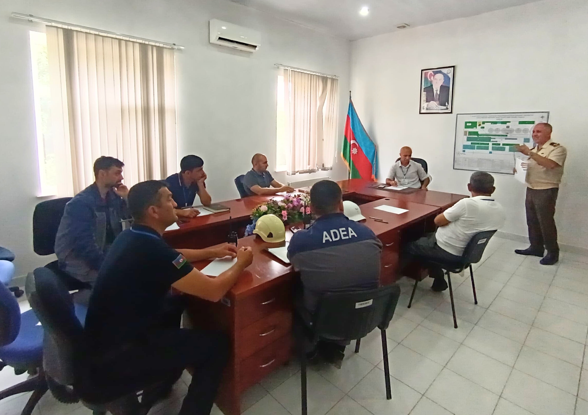 Civil Defense Training Held at the Ganja Branch of the State Reserves Agency in Cooperation with the Ministry of Emergency Situations