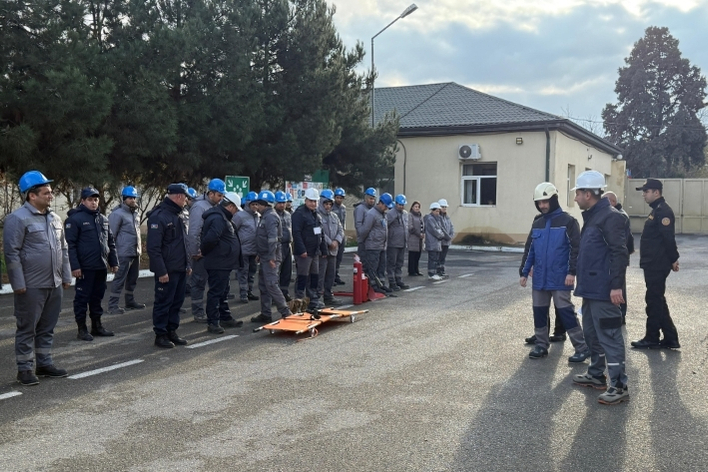 ADEA-nın filiallarında hərbiləşdirilməmiş mülki müdafiə qüvvələrinin xəbərdarlıq və toplanış üzrə məşqi keçirilib