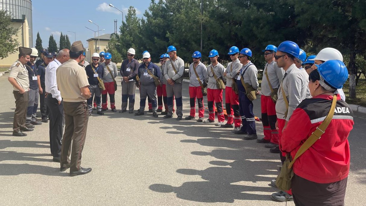 Hərbiləşdirilməmiş mülki müdafiə dəstələrinin genişmiqyaslı mülki müdafiə məşqi uğurla keçirilib